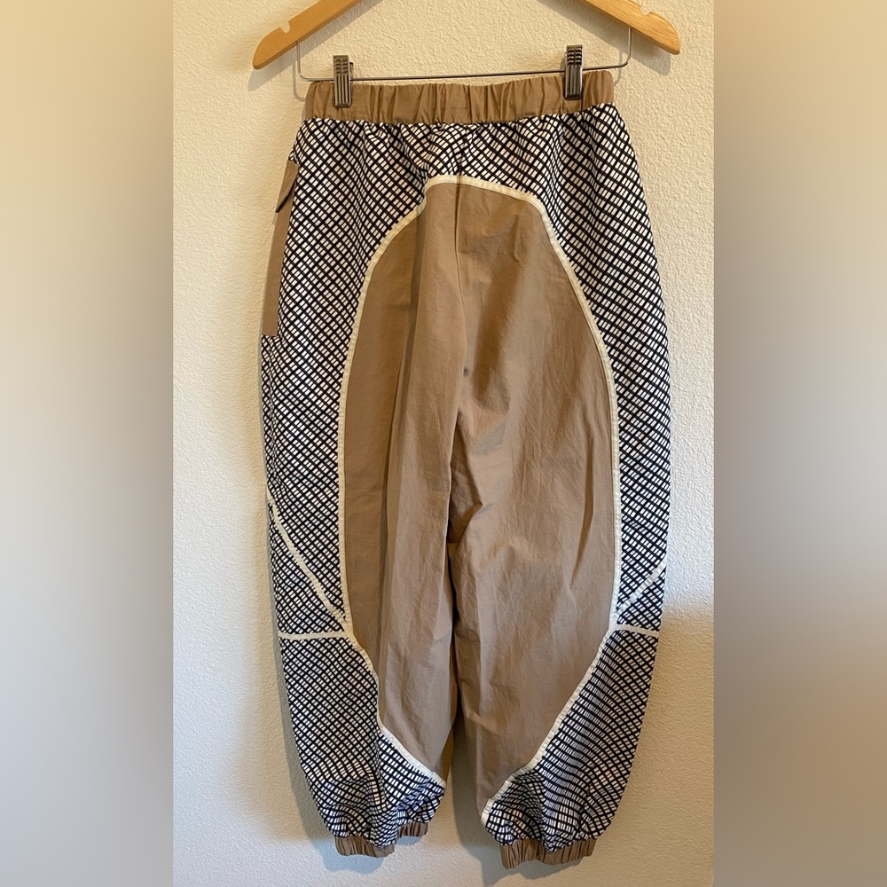 ASOS design in mixed check pant in shell fabric